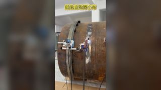 दोलन के साथ चुंबकीय पाइप वेल्डिंग गाड़ी