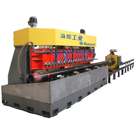 CNC Controlled Automatic Slotting Machine For Slotted Liners Cut Multi Spindles