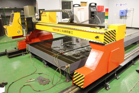 High Efficiency 220 - 440V Two Torch CNC Cutting Machine / ESAB Plasma Cutter